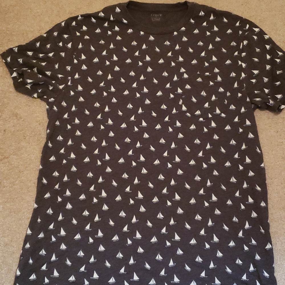 JCrew Sailboat Pocket Tee